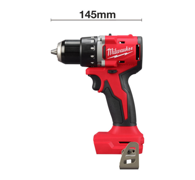 Дриль-шуруповерт акумуляторна безщіткова MILWAUKEE M18 BLDDRC-0 (61Нм) (каркас)