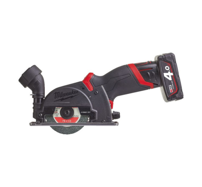 Пила дискова універсальна акумуляторна безщіткова MILWAUKEE M12 FCOT-422X, Ø76 (ЗУ+2акк+кейс)