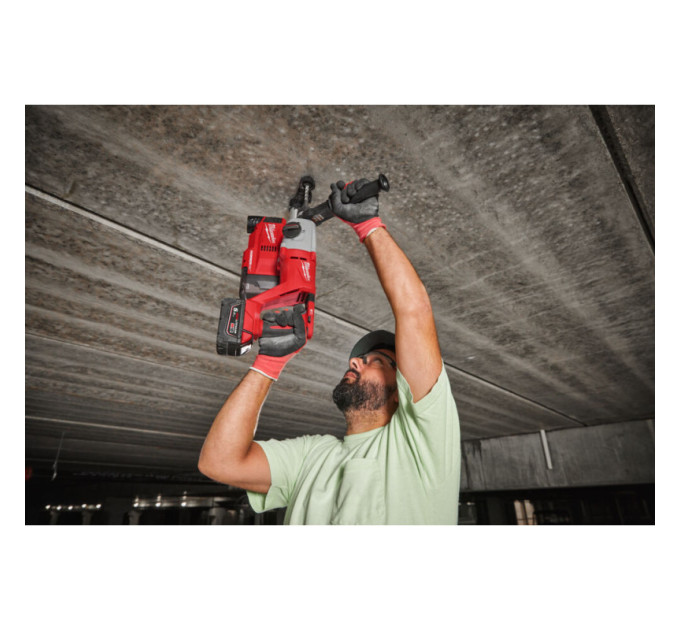 Перфоратор аккумуляторный бесщёточный SDS PLUS MILWAUKEE M18 BLHACD26-0 (2,6 Дж) (каркас) + M18 B5