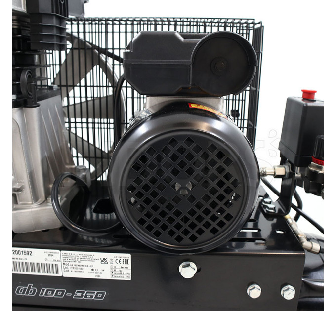 Компрессор поршневой FIAC AB 100-360 BLK-IT (220V) (ресивер 100 л, пр-сть 330 л/мин)