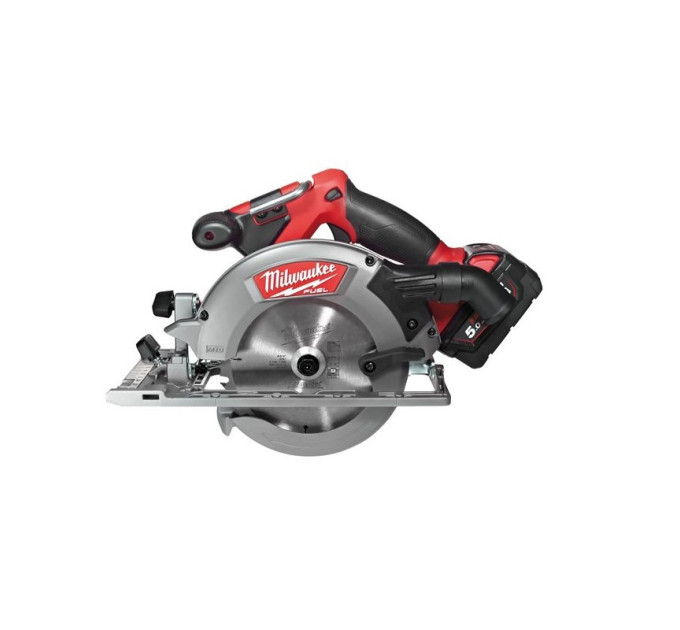 Пила дисковая аккумуляторная бесщеточная MILWAUKEE M18 CCS55-0Х Ø165мм (каркас+HDкейс)