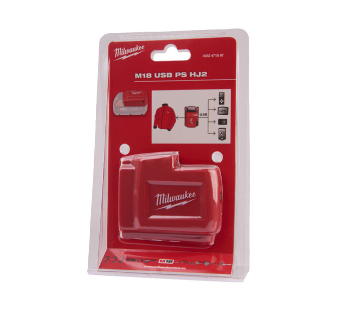 Устройство зарядное-адаптер MILWAUKEE M18 USB PS HJ2