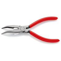 Круглогубцы плоские с режущими кромками, угол 40 °, Ø2,5мм, 160мм KNIPEX 25 21 160, фосфатированные