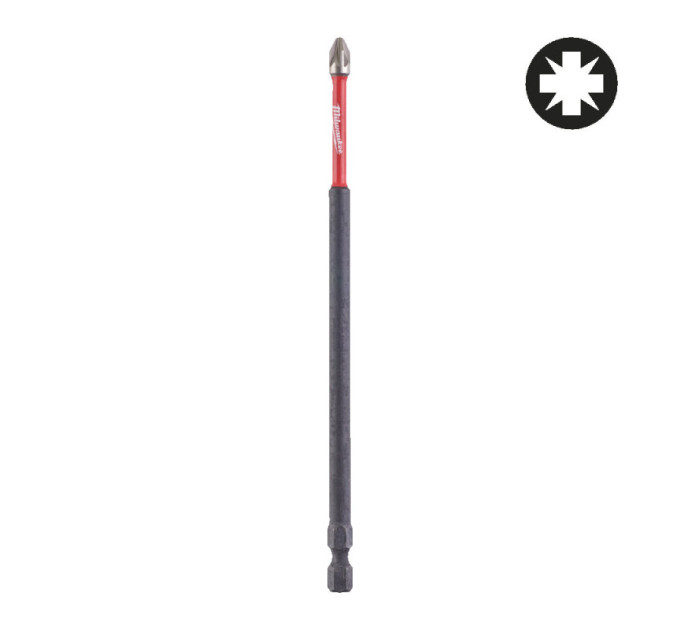 Бита SHOCKWAVE MILWAUKEE, PZ2, 150мм