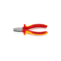 Инструмент для обжима контактных гильз 0,25-2,5мм², 145мм VDE KNIPEX 97 68 145 А, фосфатированный