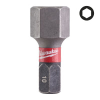 Бита SHOCKWAVE MILWAUKEE, Hex10,0, 25мм, (2шт) Бита SHOCKWAVE MILWAUKEE, Hex10,0, 25мм, (2шт)