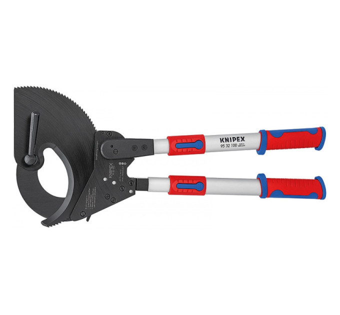 Ножницы для резки кабелей (по принципу трещотки), Ø100мм / 960мм², 680мм KNIPEX 95 32 100, фосфат