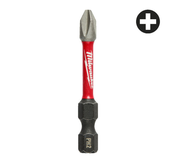 Бита SHOCKWAVE MILWAUKEE, PH2, 50мм