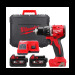 Дриль-шуруповерт акумуляторна безщіткова ударна MILWAUKEE M18 BLPDRC-402C (60Нм) (ЗУ+2Х4Ач+кейс)