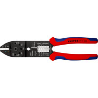 Клещи для опрессовки, резки и зачистки 230мм KNIPEX 97 21 215, фосфатированные