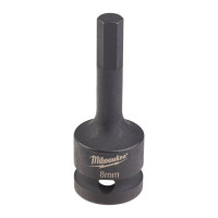 Головка ударная ShW 1/2'' MILWAUKEE с рабочей частью HEX8