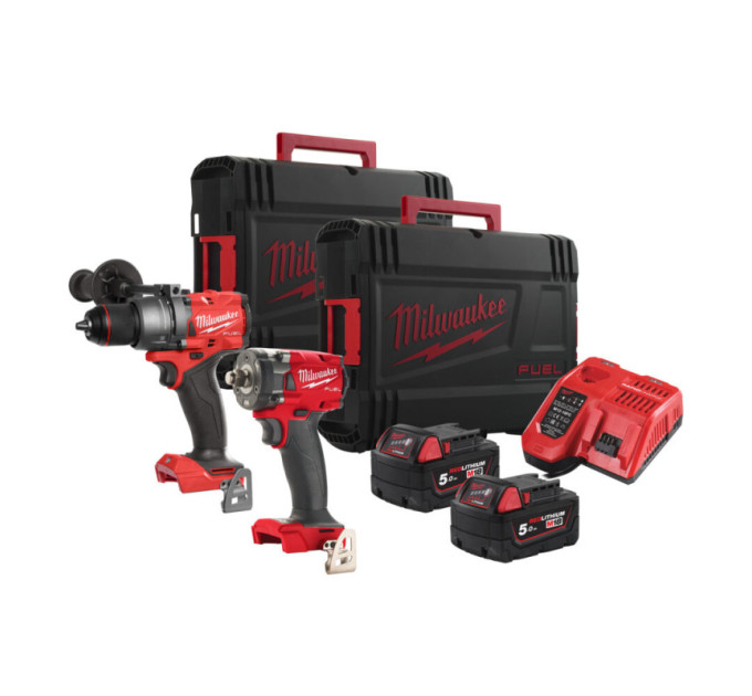 Набор из 2х инструментов аккумуляторных бесщеточных MILWAUKEE M18FPP2B3-502X