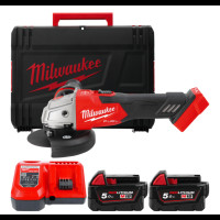 Шліфмашина кутова - болгарка акумуляторна безщіткова MILWAUKEE Ø125мм M18 FSAG125XB-502X