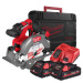 Пила дисковая акумуляторная бесщёточная MILWAUKEE M18 FCS552-302X, Ø165мм (ЗУ+2Х3Ач+HDкейс)