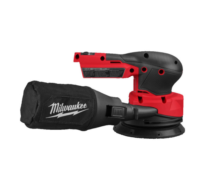 Шлифмашина эксцентриковая аккумуляторная бесщеточная MILWAUKEE M18 FROS125-0B Ø125мм (каркас)