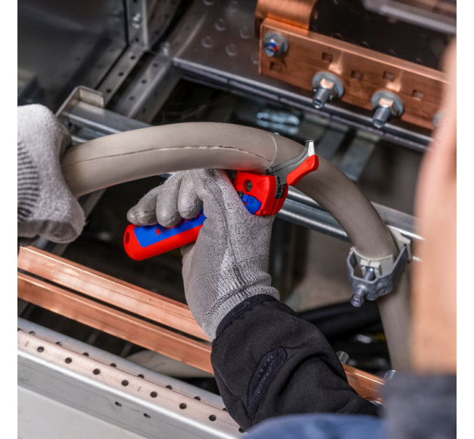 Нож с пяткой двухфункциональный KNIPEX 16 50 145 SB