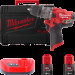 Дриль-шуруповерт акумуляторна безщіткова ударна MILWAUKEE M12 FPDX-202X (37Нм) (ЗУ+2акХ2Ач+кейс)