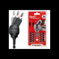 Угловая насадка KNUCKLE™SHOCKWAVE™ + 10 бит в комплекте  MILWAUKEE 4932459781