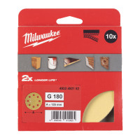 Шліфувальне коло HP MILWAUKEE Ø125/8 HL, зерно 180, (10шт)