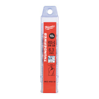 Свердло по металу THUNDERWEB HSS-G MILWAUKEE, DIN338, Ø6,3х101х63мм, (10шт)