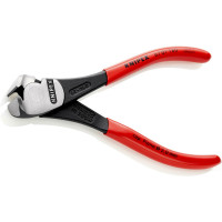 Кусачки торцевые (клещи) особой мощности, Ø4,5мм KNIPEX 67 01 160, фосфатированные