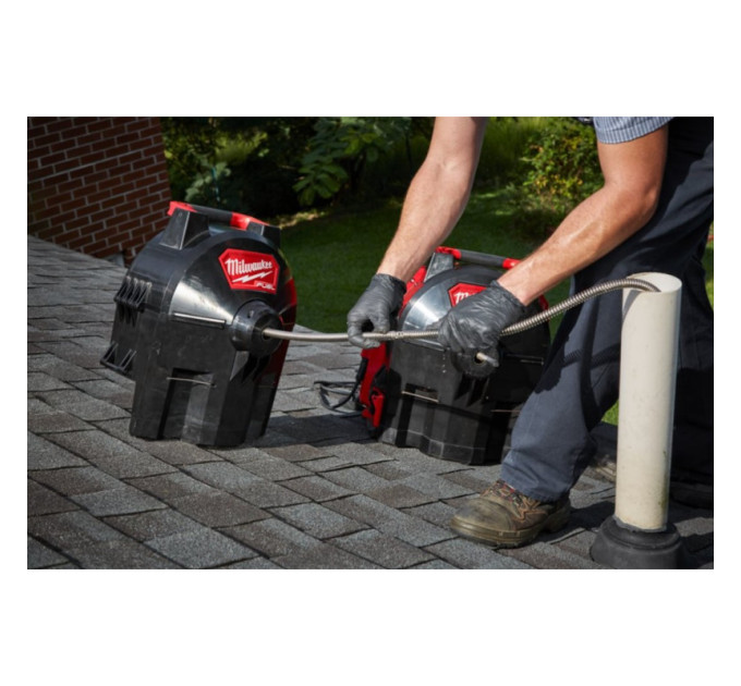 Машина прочистная аккумуляторная ранцевая MILWAUKEE M18 FFSDC13-0 трос 13мм (каркас)