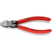 Кусачки боковые (бокорезы) для пластмассы, 140мм KNIPEX 72 01 140, фосфатированные