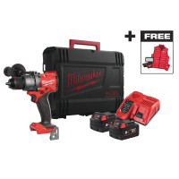 Дриль-шуруповерт акумуляторна безщіткова ударна MILWAUKEE M18 FPD3MC-402X (158 Нм) + подарунки