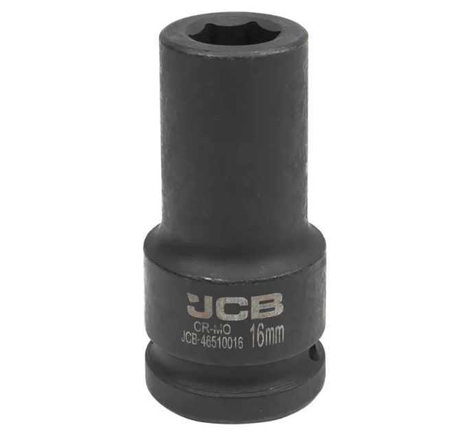 Гoлoвкa тopцeвa удapнa глибока 3/4" 16 мм (6-гранна) JCB Tools JCB-46510016