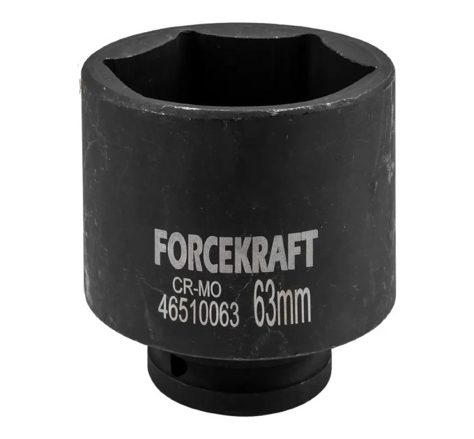 Головка торцева ударна глибока 3/4" 63 мм (6-гр.) FORCEKRAFT FK-46510063
