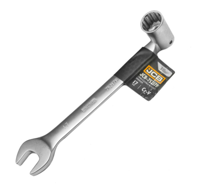 Ключ ріжково-шарнірний 17 мм JCB Tools JCB-75217F
