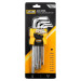 Набір Г-подіб. довгих ключів HEX 9 пр. JCB Tools JCB-5093L