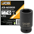 Гoлoвкa тopцeвa удapнa глибока 3/4" 30 мм (6-гранна) JCB Tools JCB-46510030
