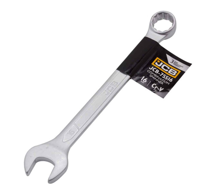 Ключ ріжково-накидний 16 мм JCB Tools JCB-75516