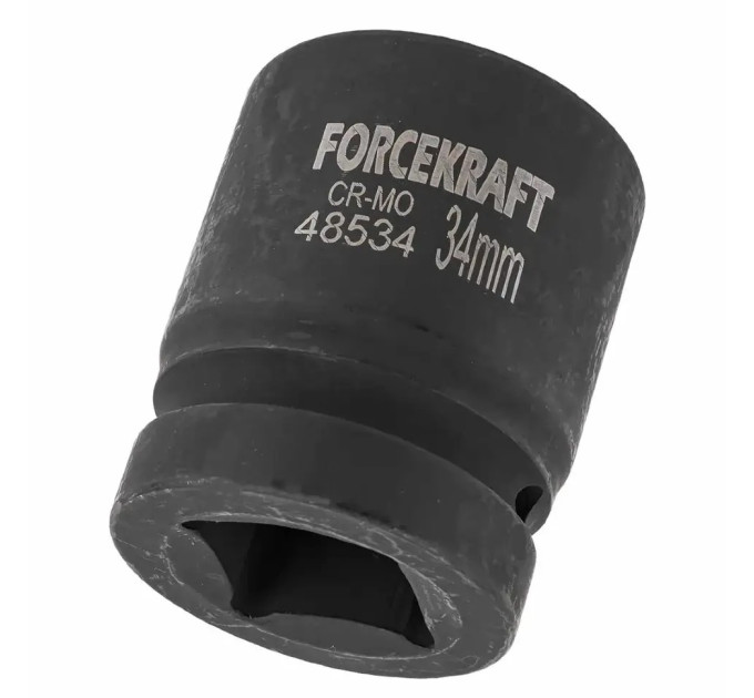 Головка торцева ударна 1" 34 мм (6-гр.) FORCEKRAFT FK-48534