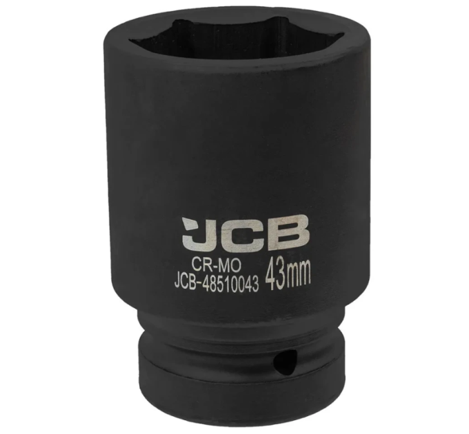 Головка торцева ударна глибока 1" 43 мм (6-гр.) JCB Tools JCB-48510043