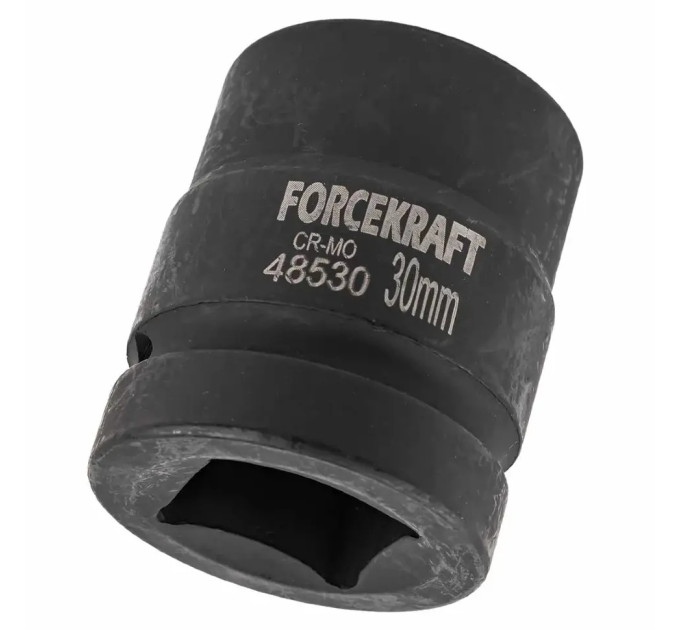 Головка торцева ударна 1" 30 мм (6-гр.) FORCEKRAFT FK-48530