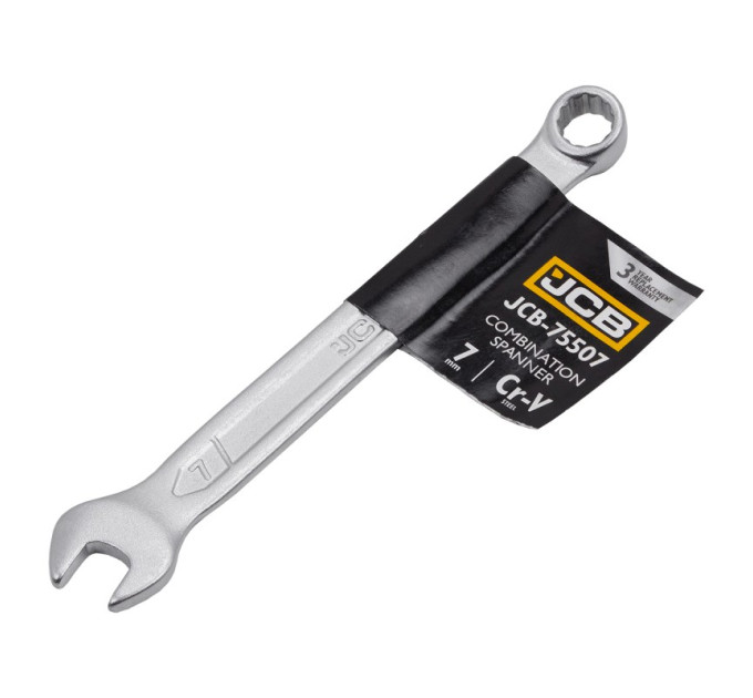 Ключ ріжково-накидний 7 мм JCB Tools JCB-75507