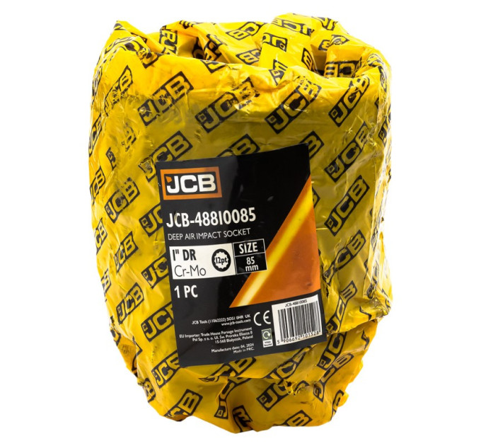 Гoлoвкa тopцeвa удapнa глибока 1" 85 мм (12-гранна) JCB Tools JCB-48810085