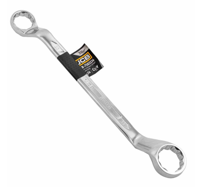 Ключ накидний 32х36 мм відігнутий на 45 градусів JCB Tools JCB-7583236