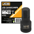 Головка-біта ударна HEX 3/4" 24 мм JCB Tools JCB-26410024MPB