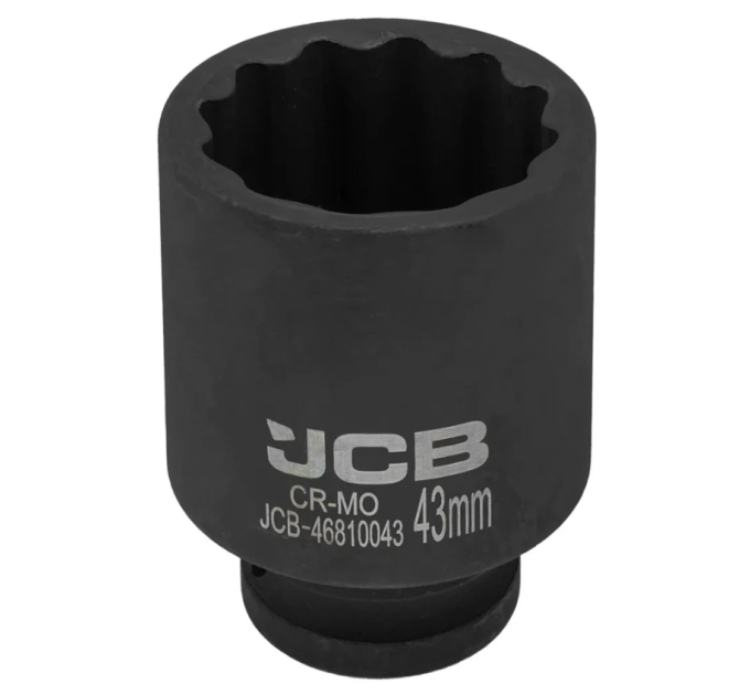Головка торцева ударна глибока 3/4" 43 мм (12-гр.) JCB Tools JCB-46810043
