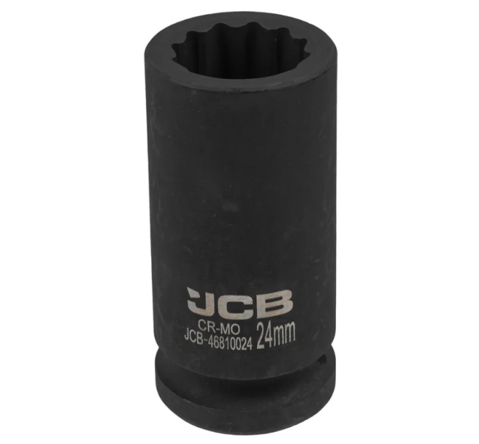 Гoлoвкa тopцeвa удapнa глибока 3/4" 24 мм (12-гранна) JCB Tools JCB-46810024
