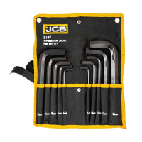 Haбіp Г-подіб. ключів HEX 10 пр. (6-22 мм) в чохлі JCB Tools JCB-5107