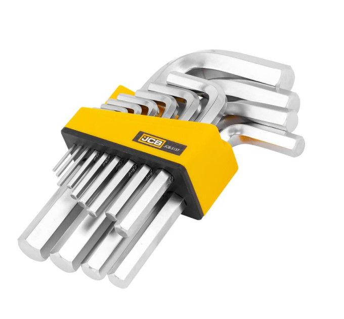 Haбіp Г-подіб. ключів HEX 13 пр. (2 мм-19 мм) JCB Tools JCB-5137