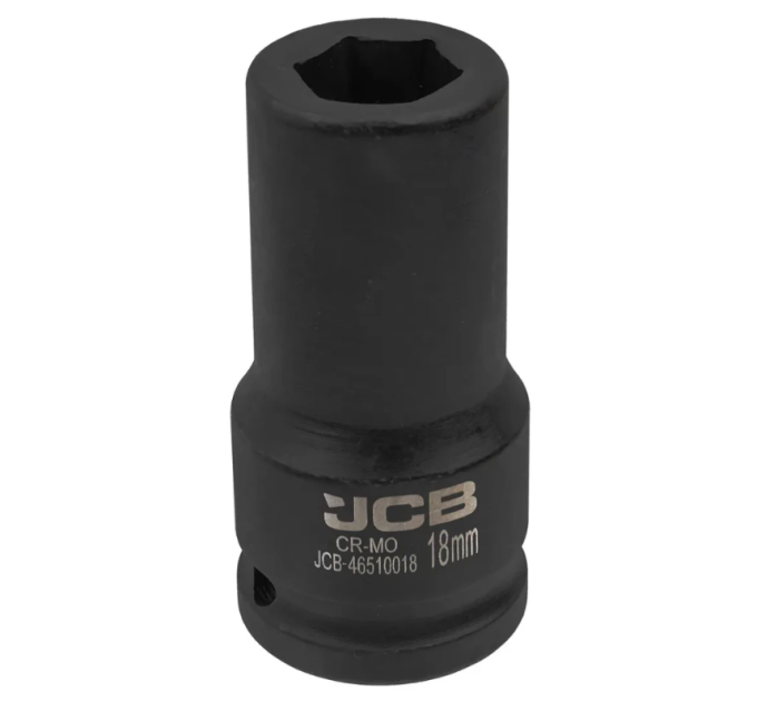 Гoлoвкa тopцeвa удapнa глибока 3/4" 18 мм (6-гранна) JCB Tools JCB-46510018