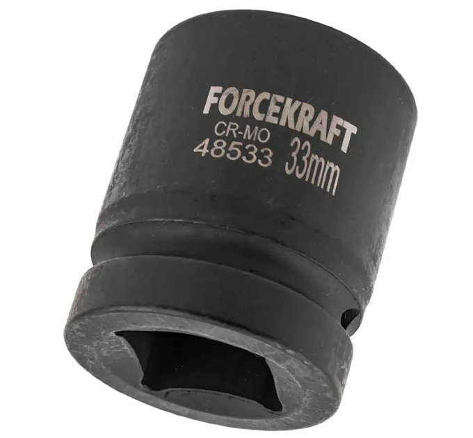 Головка торцева ударна 1" 33 мм (6-гр.) FORCEKRAFT FK-48533