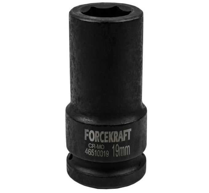 Головка торцева ударна глибока 3/4" 19 мм (6-гр.) FORCEKRAFT FK-46510019