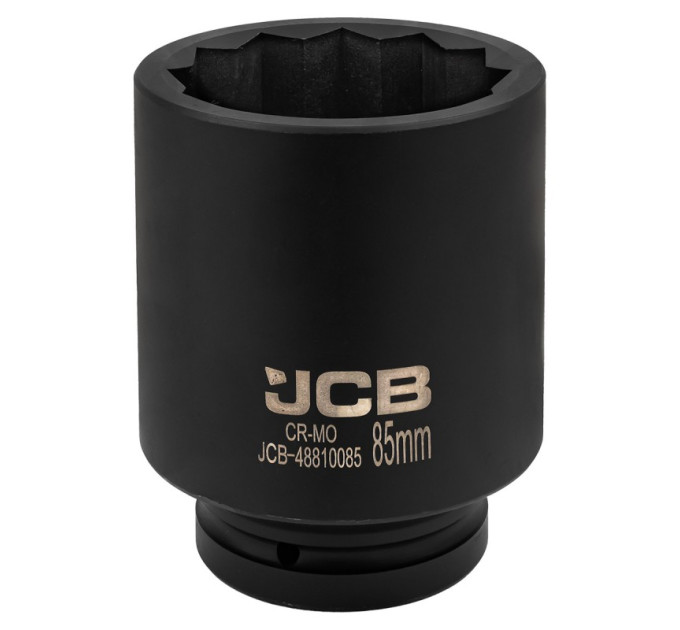Гoлoвкa тopцeвa удapнa глибока 1" 85 мм (12-гранна) JCB Tools JCB-48810085