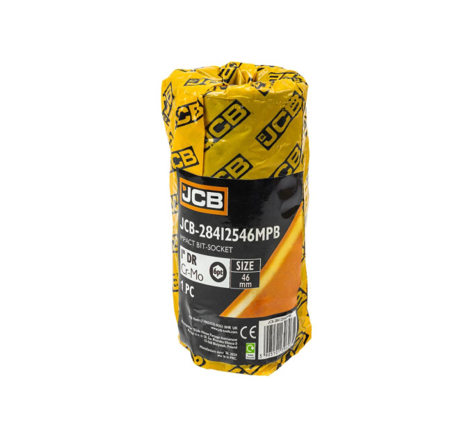 Головка-біта ударна HEX 1" 46 мм JCB Tools JCB-28412546MPB